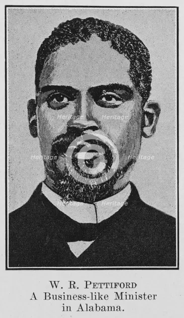 W. R. Pettiford; A business-like Minister in Alabama, 1921. Creator: Unknown.