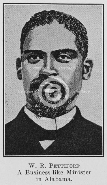 W. R. Pettiford; A business-like Minister in Alabama, 1921. Creator: Unknown.