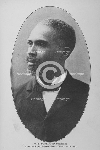 W. R. Pettiford, President. Alabama Penny Savings Bank, Birmingham, Ala., 1907. Creator: Unknown.