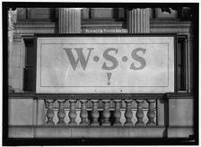 W.S.S. Poster, between 1916 and 1918. Creator: Harris & Ewing