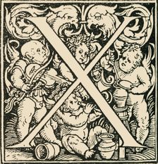 X - An Alphabet by Hans Weiditz c1520-1521, (1908). Creator: Hans Weiditz
