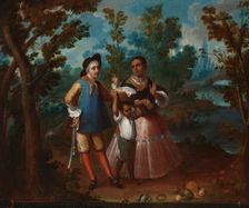 X. From Spaniard and Return Backwards, Hold Yourself Suspended in Mid Air..., c1760. Creator: Juan Patricio Morlete Ruiz