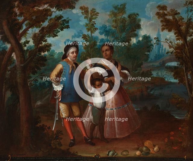 X. From Spaniard and Return Backwards, Hold Yourself Suspended in Mid Air..., c1760. Creator: Juan Patricio Morlete Ruiz.