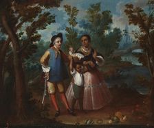 X. From Spaniard and Return Backwards, Hold Yourself Suspended in Mid Air..., c1760. Creator: Juan Patricio Morlete Ruiz