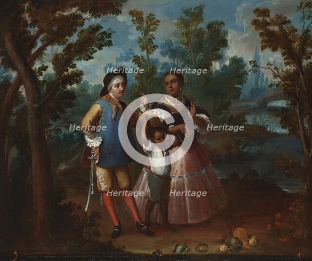 X. From Spaniard and Return Backwards, Hold Yourself Suspended in Mid Air..., c1760. Creator: Juan Patricio Morlete Ruiz.