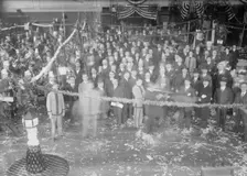 Xmas on Consolidated Exchange, between c1910 and c1920. Creator: Bain News Service