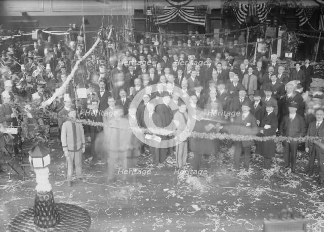 Xmas on Consolidated Exchange, between c1910 and c1920. Creator: Bain News Service.