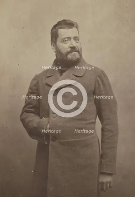 Xavier Meunier, architecte, 1855-1859. Creator: Nadar.