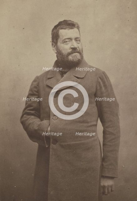Xavier Meunier, architecte, 1855-1859. Creator: Nadar.