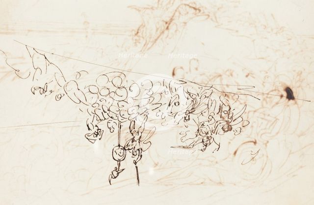 Xenophon and the Greeks Sighting the Sea [verso]. Creator: Benjamin Robert Haydon.
