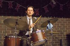 Xhosa Cole Trio, Splash Point Jazz Club, Fishermen’s Club, Eastbourne, East Sussex, 26 Apr 2023. Creator: Brian O'Connor