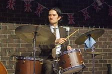 Xhosa Cole Trio, Splash Point Jazz Club, Fishermen’s Club, Eastbourne, East Sussex, 26 Apr 2023. Creator: Brian O'Connor