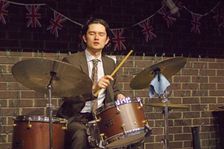 Xhosa Cole Trio, Splash Point Jazz Club, Fishermen’s Club, Eastbourne, East Sussex, 26 Apr 2023. Creator: Brian O'Connor