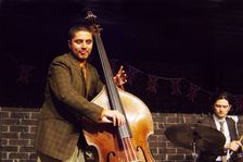 Xhosa Cole Trio, Splash Point Jazz Club, Fishermen’s Club, Eastbourne, East Sussex, 26 Apr 2023. Creator: Brian O'Connor