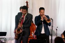Xhosa Cole, Xhosa Cole Quartet, Watermill Jazz Club, Dorking, Surrey, 21 Jan 2020. Creator: Brian O'Connor
