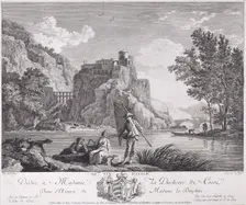 XIIeme Vue d'Italie. Le Bas, 18th century. Creator: Unknown