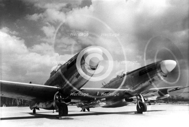 XP-82 (XF-82) Twin Mustang, Langley Research Center, Virginia, USA, 5 May 1951. Creator: Unknown.