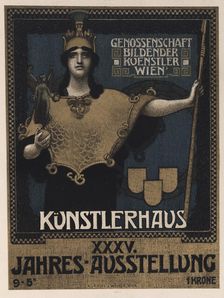 XXXV. Annual exhibition of the Vienna Visual Artists Cooperative, 1902. Creator: Schram (Schramm), Alois Hans (1864-1919)