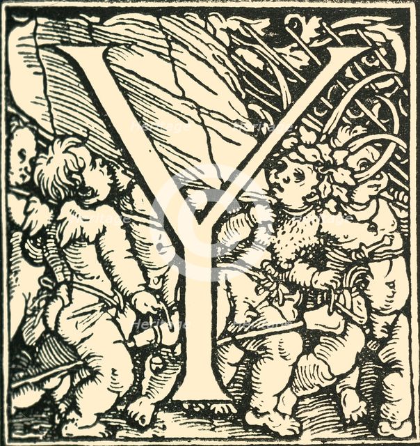 'Y - An Alphabet by Hans Weiditz', c1520-1521, (1908). Creator: Hans Weiditz.