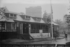 Y.M.C.A. hut, Bryant Park, 1918. Creator: Bain News Service