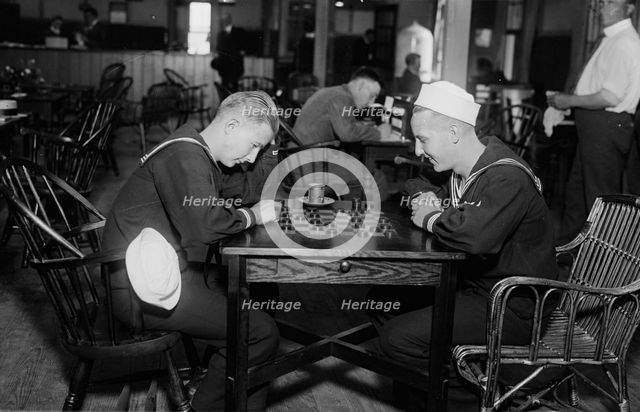 YMCA hut, New York, 1918. Creator: Bain News Service.