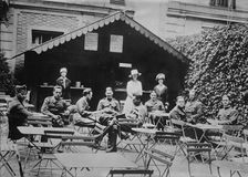 Y.M.C.A. in Paris, Mrs. T. Roosevelt Jr., between c1915 and c1920. Creator: Bain News Service