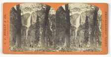 Yo Semite Falls, height 2,634 feet, c. 1876. Creator: J. J. Reilly & Co