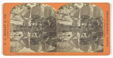 Yo Semite Reflected in Merced River, Yo Semite Valley, California, c. 1876. Creator: J. J. Reilly & Co