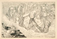 You must know - "said the Judge but the Snark exlaimed "Fudge!" , pub. 1876. Creator: Henry Holiday (1839 - 1927)