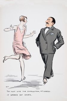 You must like the Charleston, Mr Greco, it wears out shoes. from White Bottoms pub. 1927