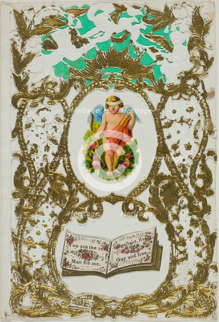 You Are the Very Man for Me (valentine), n.d. Creator: Unknown.