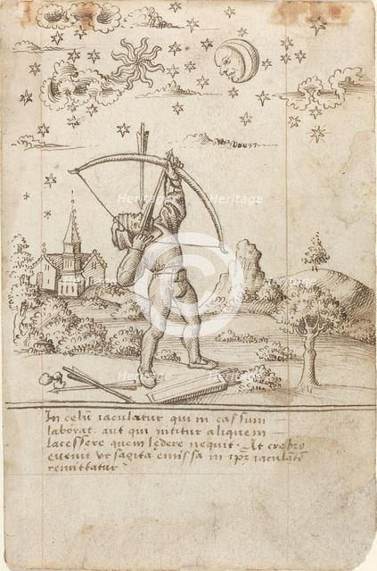 You Are Shooting at Heaven [fol. 9 recto], c. 1512/1515. Creator: Unknown.