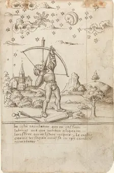 You Are Shooting at Heaven [fol. 9 recto], c. 1512/1515. Creator: Unknown