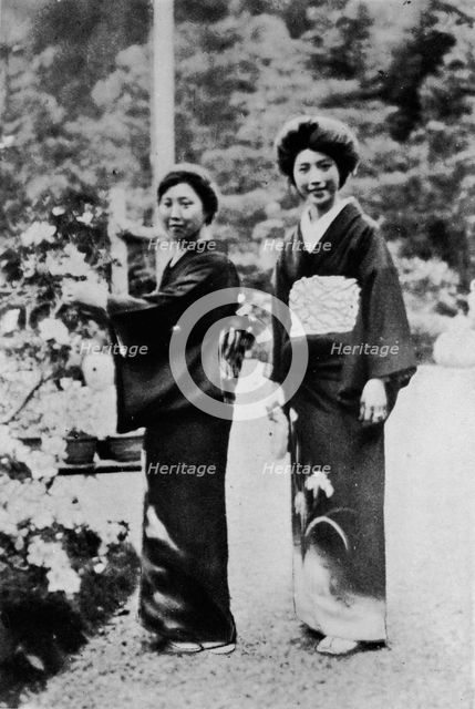 You cannot understand Japan without understanding the Japanese woman', c1900, (1921). Artist: Julian Leonard Street.