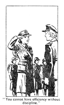 You cannot have efficiency without discipline., 1940