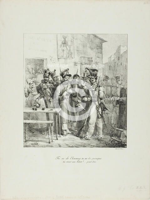 You Have Honor..., 1825–26. Creator: Auguste Raffet.