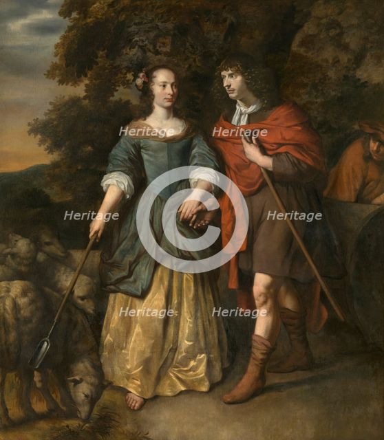 Young Couple in Shepherd's Costumes. Creator: Gerbrand van den Eeckhout.