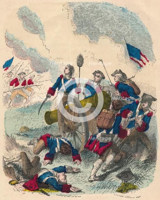 Young Callender Fighting his Gun.