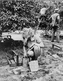 Young cherry picker, near Millville, New Jersey, 1936. Creator: Dorothea Lange