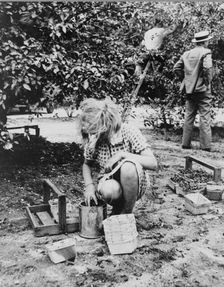 Young cherry picker, near Millville, New Jersey, 1936. Creator: Dorothea Lange