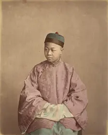 [Young Chinese Gentleman], 1870s. Creator: Baron Raimund von Stillfried