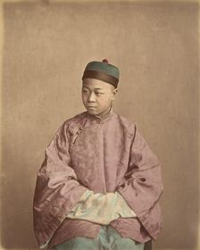 [Young Chinese Gentleman], 1870s. Creator: Baron Raimund von Stillfried