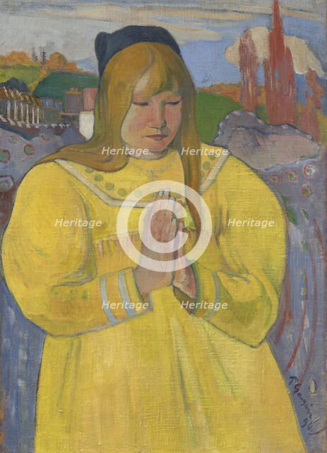 Young Christian Girl, 1894. Creator: Paul Gauguin.