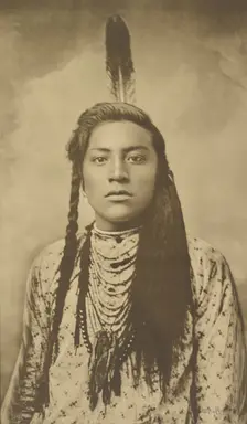 Young Crow Groom, Ft. Keogh, negative 1878-1881. Creator: Laton Alton Huffman