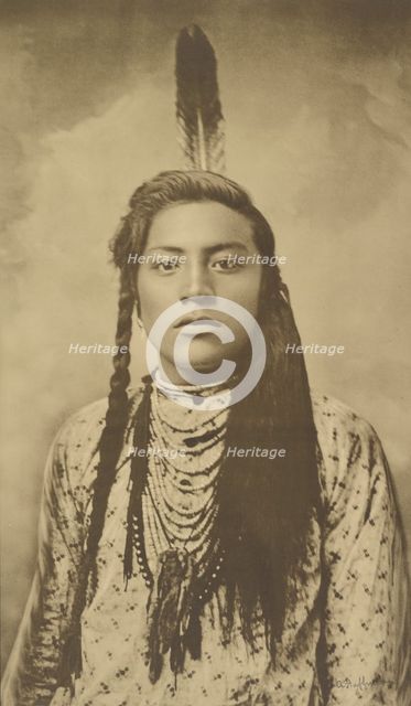 Young Crow Groom, Ft. Keogh, negative 1878-1881. Creator: Laton Alton Huffman.