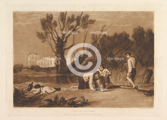 Young Anglers (Liber Studiorum, part VII), June 1, 1811. Creator: JMW Turner.