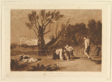 Young Anglers (Liber Studiorum, part VII, plate 32), June 1, 1811. Creator: JMW Turner