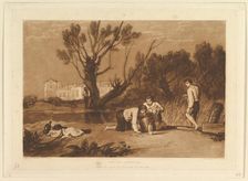 Young Anglers (Liber Studiorum, part VII, plate 32), June 1, 1811. Creator: JMW Turner