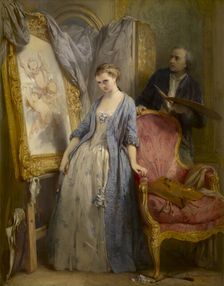 Young Artist Daydreaming, 1857. Creator: Gustaf Wappers