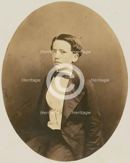 Young Boy, 1865-1869. Creator: Nadar.